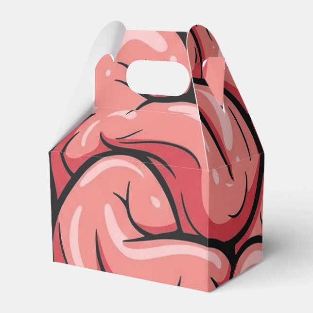 Caixinha De Lembrancinhas Brain Pattern Favor Box (Frente)