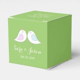 Caixinha De Lembrancinhas Bright Green Personalizado Casamento Obrigado, Pás