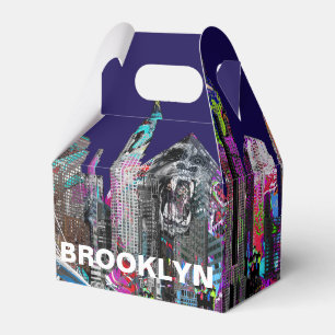 Caixinha De Lembrancinhas Brooklyn, Nova York em grafite
