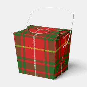 Caixinha De Lembrancinhas Bruce tartan xadrez verde