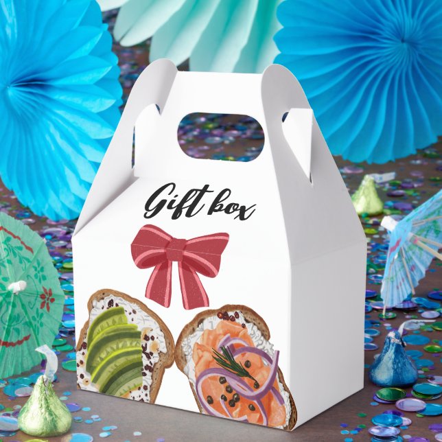 Caixinha De Lembrancinhas Brunch de Festa & Torradas Doces (Festa)