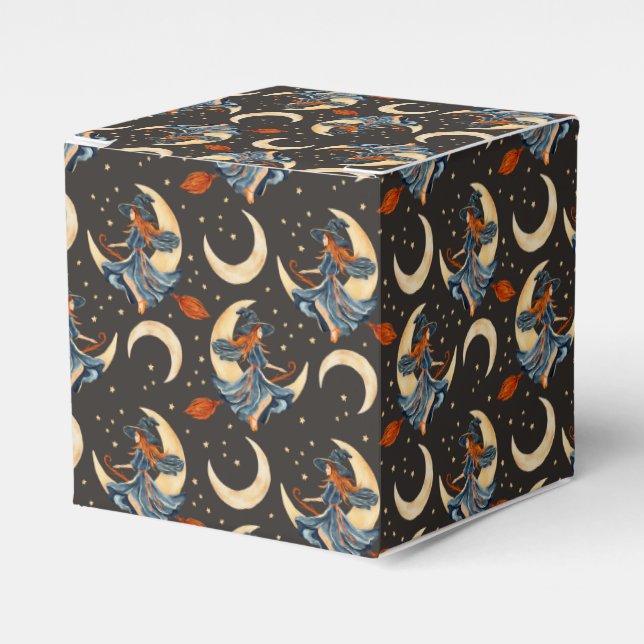 Caixinha De Lembrancinhas Bruxas e Luas (Frente)