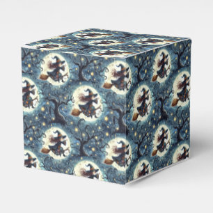 Caixinha De Lembrancinhas Bruxas, luas e árvores torcidas