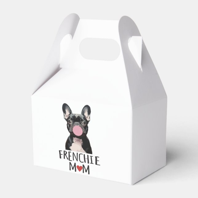 Caixinha De Lembrancinhas Buldogue francês bonito (Frente)