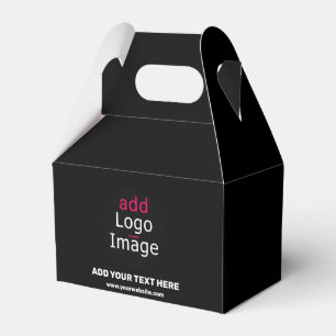 Caixinha De Lembrancinhas Business Branding Customizable Black
