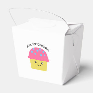 Caixinha De Lembrancinhas C é para o cupcake