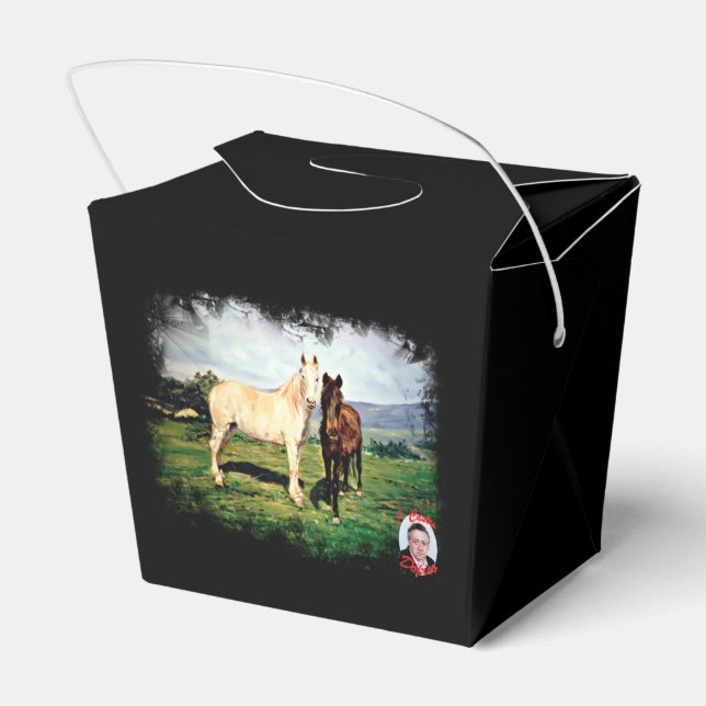 Caixinha De Lembrancinhas Caballos/Cabalos/Cavalos (Verso)
