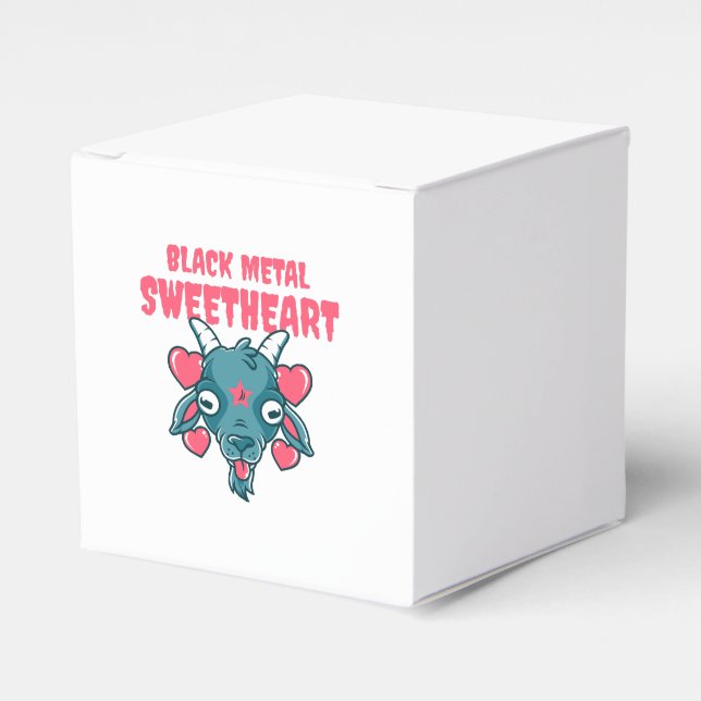 Caixinha De Lembrancinhas Cabeça de Bode Baphomet Fofa (Frente)
