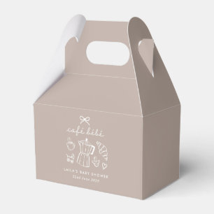 Caixinha De Lembrancinhas Café Bebe Home Coffee Baby Shower Latte