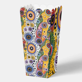 Caixinha De Lembrancinhas Caja de Palomitas con Estampado Psicodélico Retro