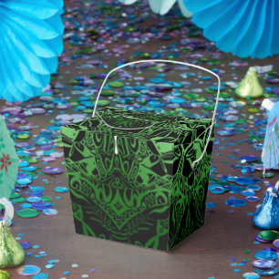 Caixinha De Lembrancinhas Caleidoscópio verde