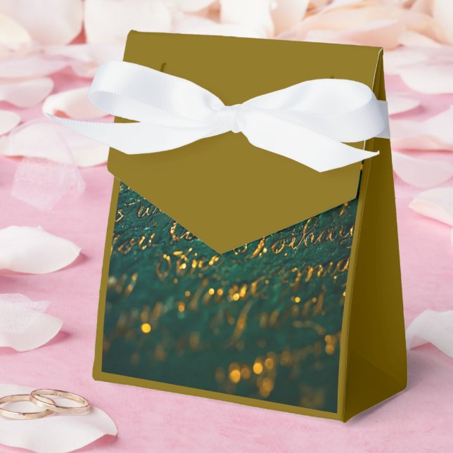 Caixinha De Lembrancinhas Calligraphy of the Unknown (Casamento)