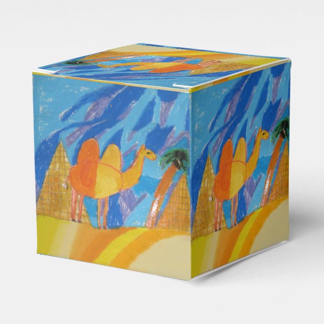 Caixinha De Lembrancinhas Camel Art by Kids (Frente)