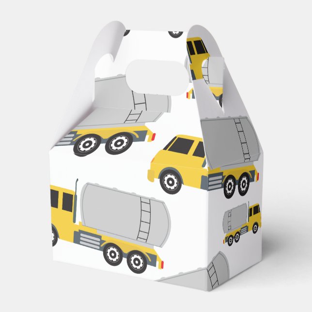 Caixinha De Lembrancinhas Caminhões-cisterna de transporte (Frente)