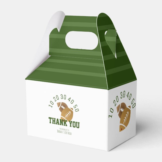 Caixinha De Lembrancinhas Campo de futebol moderno (Frente)