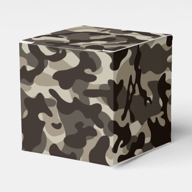 Caixinha De Lembrancinhas Camuflagem de Perto (Frente)
