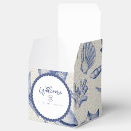 Caixinha De Lembrancinhas Cana Azul Curtida Náutica