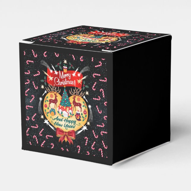 Caixinha De Lembrancinhas Canais de Natal (Frente)