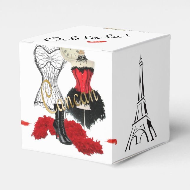 Caixinha De Lembrancinhas Cancum Figurino 1 (Frente)