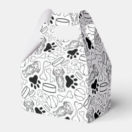 Caixinha De Lembrancinhas Cão de Enchimento de Salsicha de Cabelo Longo