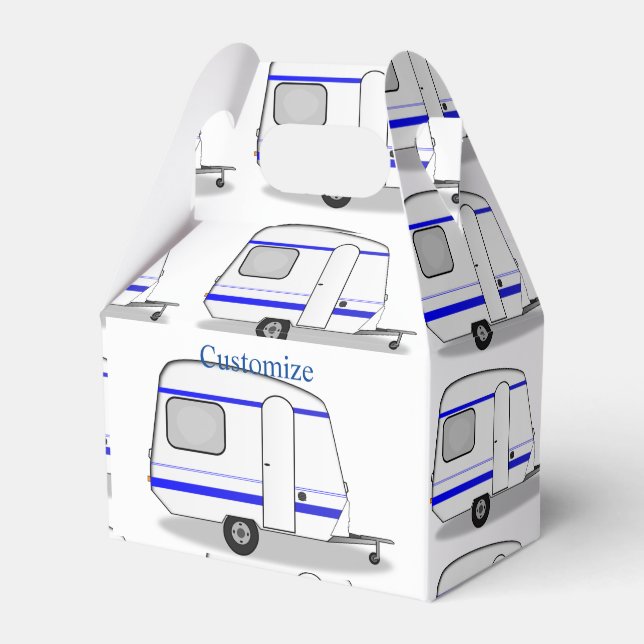 Caixinha De Lembrancinhas Caravana giratória minúscula Tiny Caravana Thunder (Frente)