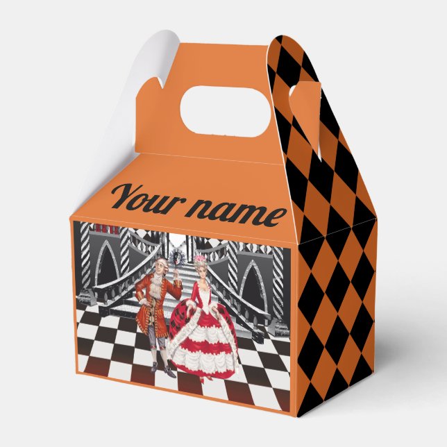 Caixinha De Lembrancinhas Carnaval em uma terra mágica (Verso)