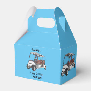 Caixinha De Lembrancinhas Carrinho de golfe / desenho animado de buggy de go
