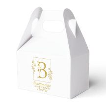 Carta B Botânica Moderna Personalizada