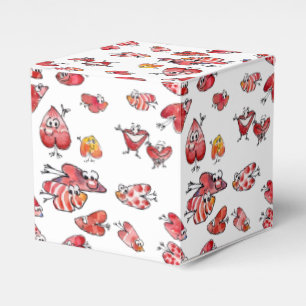 Caixinha De Lembrancinhas Cartoon Flying Love Hearts Box