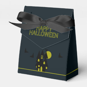Caixinha De Lembrancinhas Casa Assombrada, Feliz Halloween