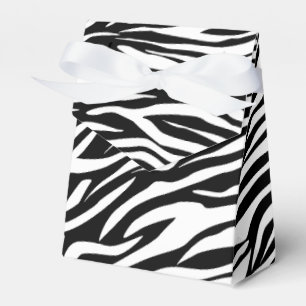 Caixinha De Lembrancinhas Casamento animal do impressão da zebra branca