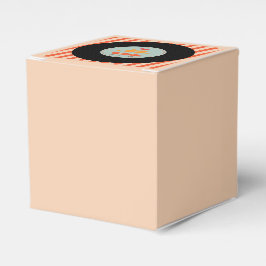 Caixinha De Lembrancinhas Casamento Azul do Registro de Vinil Retroativo Mod