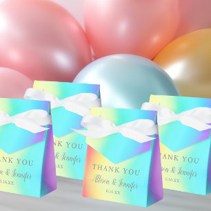 Caixinha De Lembrancinhas Casamento Bastante Arco-Íris Personalizado Obrigad