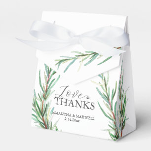 Caixinha De Lembrancinhas Casamento Boxes Rosemary Greenery