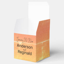 Caixinha De Lembrancinhas Casamento Casual Amarelo Casual de Verão Russo