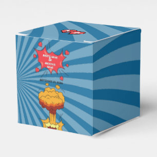 Caixinha De Lembrancinhas Casamento Colorido com Pop de Arte do Livro Quadra