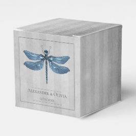 Caixinha De Lembrancinhas Casamento com Dragonfly Azul