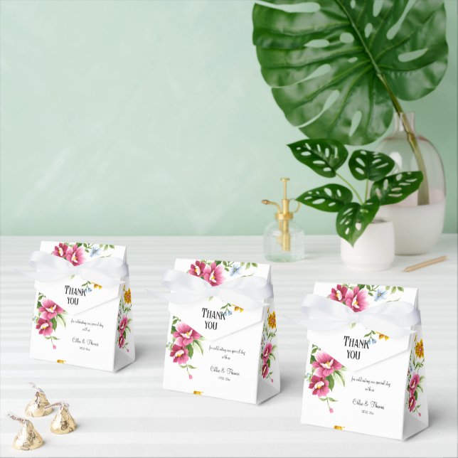 Caixinha De Lembrancinhas Casamento das Flores da Bela primavera (Múltiplo)