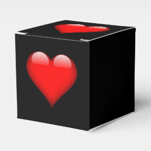 Caixinha De Lembrancinhas Casamento de Amor com Trendy Heart Vermelho