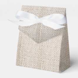 Caixinha De Lembrancinhas casamento de burlap