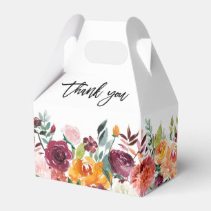 Caixinha De Lembrancinhas Casamento de Flor Floral de Flor de Borboleta de o