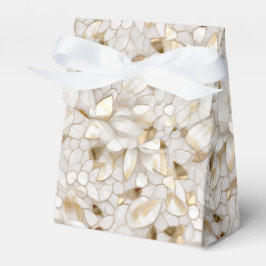 Caixinha De Lembrancinhas Casamento de Flores de Lotus Brancos de Glam Doura