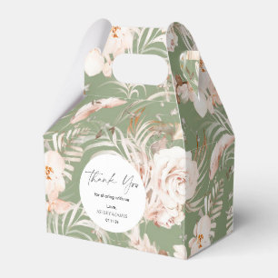 Caixinha De Lembrancinhas Casamento de horta floral Elegante terracotta