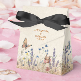 Caixinha De Lembrancinhas Casamento de Jardim de Borboleta Vintage Boho