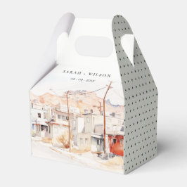 Caixinha De Lembrancinhas Casamento de Molas de Água da Cidade de El Paso Te