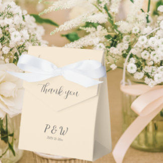 Caixinha De Lembrancinhas Casamento de Monograma Personalizado por Cor de Ch