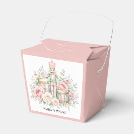 Caixinha De Lembrancinhas Casamento de Natal com Quebra-Nozes Pastel