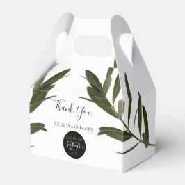 Caixinha De Lembrancinhas Casamento de Oliveira Greenery