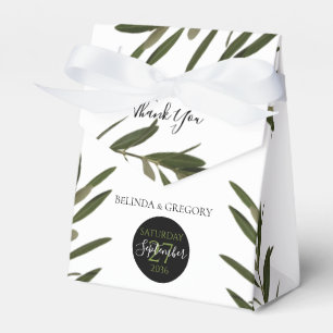 Caixinha De Lembrancinhas Casamento de Oliveira Greenery