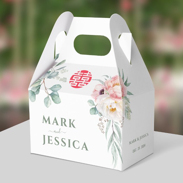 Caixinha De Lembrancinhas Casamento de Peões de Felicidade Dupla Vietnamita (Criador carregado)